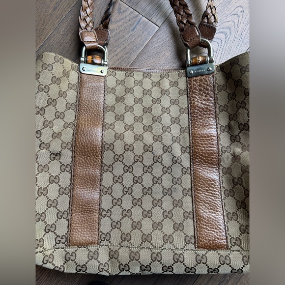 Authentic rare Gucci bamboo shoulder bag - Picture 15 of 16